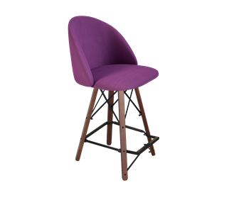 Полубарный стул SHT-ST35 / SHT-S80-1 (ягодное варенье/темный орех/черный) в Южно-Сахалинске