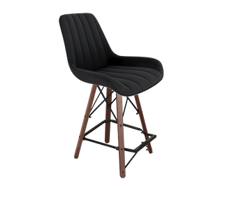 Полубарный стул SHT-ST37 / SHT-S80-1 (ночное затмение/темный орех/черный) в Южно-Сахалинске - предосмотр