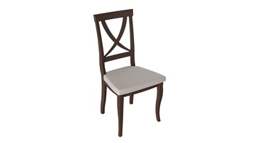 Обеденный стул Лион 2 (Орех темный/тк №110) в Южно-Сахалинске