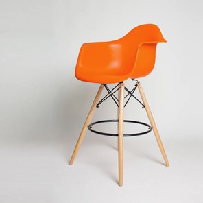Барный стул DSL 330 Wood bar (оранжевый) в Южно-Сахалинске - предосмотр
