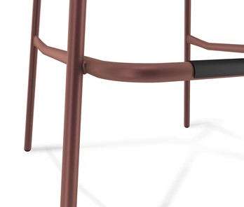 Барный стул SHT-ST15-1/S29 (венге/медный металлик) в Южно-Сахалинске - предосмотр 3