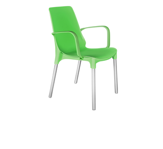 Обеденный стул SHT-ST76/S424 (зеленый/хром лак) в Южно-Сахалинске