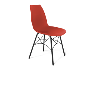 Кухонный стул SHT-ST29/S107 (красный ral 3020/черный муар) в Южно-Сахалинске - предосмотр