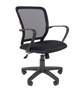 Офисное кресло CHAIRMAN 698 black, ткань, цвет черный в Южно-Сахалинске