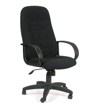 Офисное кресло CHAIRMAN 727 ткань ст., цвет черный в Южно-Сахалинске - изображение