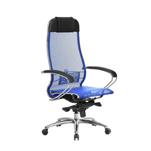 Офисное кресло Samurai S-1.04, синий в Южно-Сахалинске - предосмотр