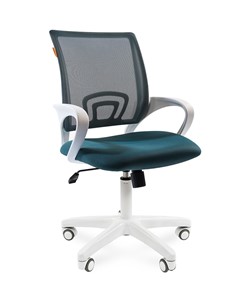 Компьютерное кресло CHAIRMAN 696 white, ткань, цвет зеленый в Южно-Сахалинске - предосмотр
