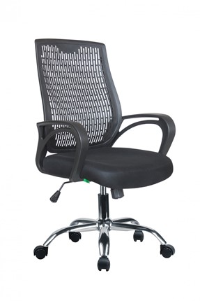 Кресло офисное Riva Chair 8081Е (Черный) в Южно-Сахалинске - изображение