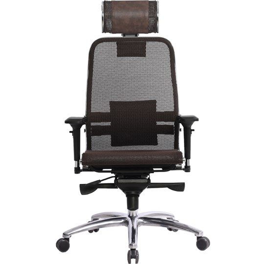 Офисное кресло Samurai S-3.04, темно-коричневый в Южно-Сахалинске - изображение 1