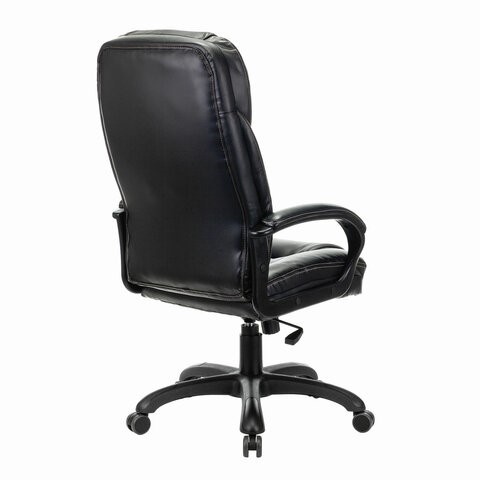Офисное кресло Brabix Premium Nord EX-590 (черный пластик, экокожа, черное) 532097 в Южно-Сахалинске - изображение 3