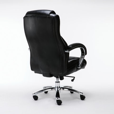 Кресло Brabix Premium Status HD-003 (рециклированная кожа, хром, черное) в Южно-Сахалинске - изображение 2