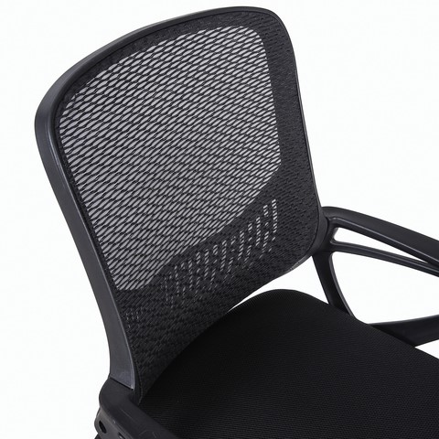 Офисное кресло Brabix Next MG-318 (с подлокотниками, хром, черное) 531834 в Южно-Сахалинске - изображение 3
