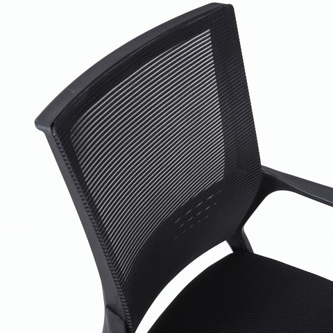 Компьютерное кресло Brabix Balance MG-320 (с подлокотниками, черное) 531831 в Южно-Сахалинске - изображение 3