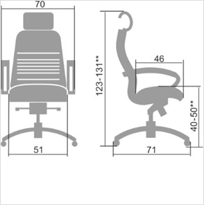 Офисное кресло Samurai KL-2.04, бежевый в Южно-Сахалинске - предосмотр 1