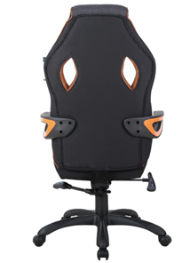 Офисное кресло Brabix Techno Pro GM-003 (ткань, черное/серое, вставки оранжевые) в Южно-Сахалинске - предосмотр 4