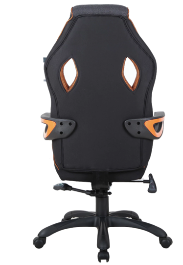 Офисное кресло Brabix Techno Pro GM-003 (ткань, черное/серое, вставки оранжевые) в Южно-Сахалинске - изображение 4