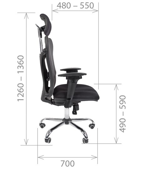 Кресло CHAIRMAN 769, ткань TW 12, цвет черный в Южно-Сахалинске - изображение 2