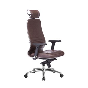 Кресло офисное Samurai KL-3.04, темно-коричневый в Южно-Сахалинске - предосмотр 2