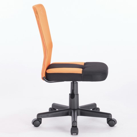 Компьютерное кресло Brabix Smart MG-313 (без подлокотников, комбинированное, черное/оранжевое) 531844 в Южно-Сахалинске - изображение 2