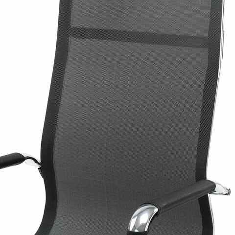 Кресло Brabix Line EX-530 (хром, сетка, черное) 531846 в Южно-Сахалинске - изображение 6