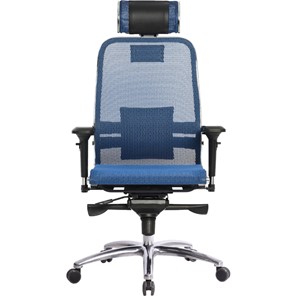 Офисное кресло Samurai S-3.04, синий в Южно-Сахалинске - предосмотр 1