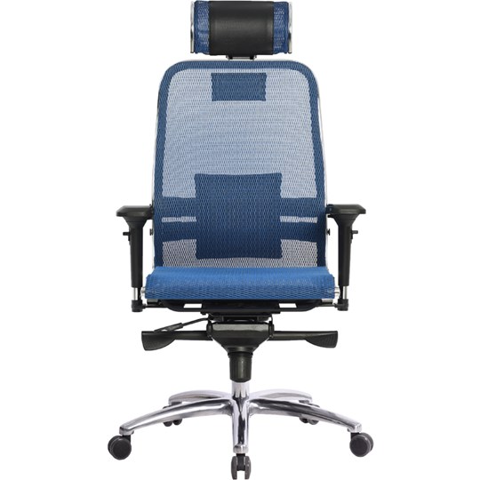 Офисное кресло Samurai S-3.04, синий в Южно-Сахалинске - изображение 1