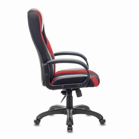 Компьютерное кресло Brabix Premium Rapid GM-102 (экокожа/ткань, черное/красное) 532107 в Южно-Сахалинске - изображение 1