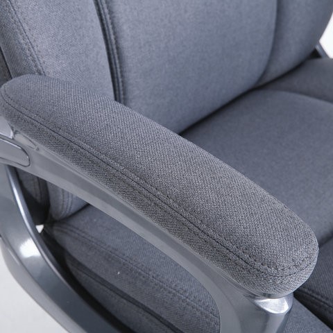 Офисное кресло Brabix Premium Solid HD-005 (ткань, серое) 531823 в Южно-Сахалинске - изображение 8