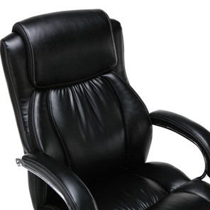 Кресло Brabix Premium Status HD-003 (рециклированная кожа, хром, черное) в Южно-Сахалинске - предосмотр 4