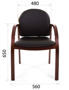 Офисное кресло CHAIRMAN 659 Экокожа черная в Южно-Сахалинске - предосмотр 1
