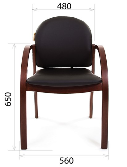 Офисное кресло CHAIRMAN 659 Экокожа черная в Южно-Сахалинске - изображение 1