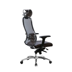 Офисное кресло Samurai SL-3.04, темно-коричневый в Южно-Сахалинске - предосмотр 3