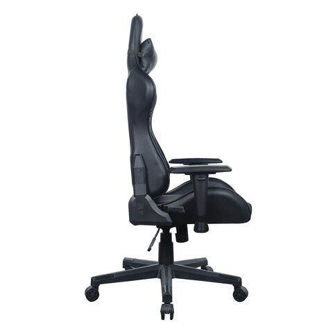 Офисное кресло Brabix GT Carbon GM-115 (две подушки, экокожа, черное) в Южно-Сахалинске - изображение 1