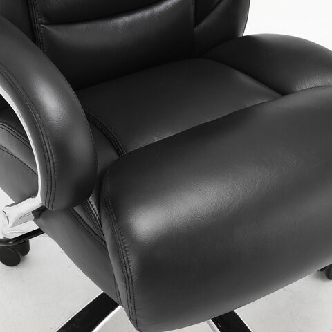 Офисное кресло Brabix Premium Pride HD-100 (натуральная кожа, черное) в Южно-Сахалинске - изображение 5