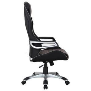 Офисное кресло Brabix Techno GM-002 (ткань, черное/серое, вставки белые) в Южно-Сахалинске - предосмотр 1