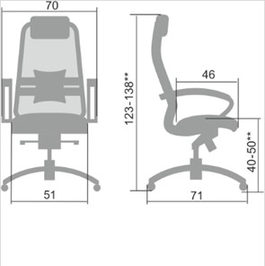 Офисное кресло Samurai SL-1.04, черный в Южно-Сахалинске - предосмотр 1