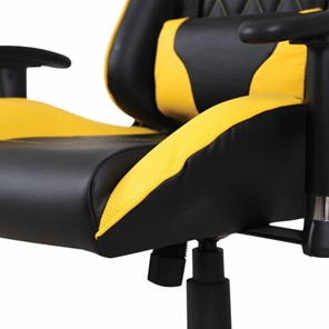 Кресло компьютерное Brabix GT Master GM-110 (две подушки, экокожа, черное/желтое) 531927 в Южно-Сахалинске - предосмотр 10