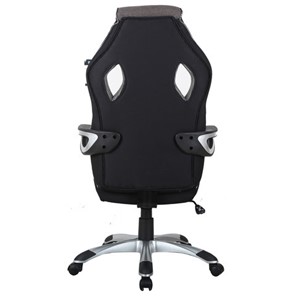 Офисное кресло Brabix Techno GM-002 (ткань, черное/серое, вставки белые) в Южно-Сахалинске - предосмотр 3