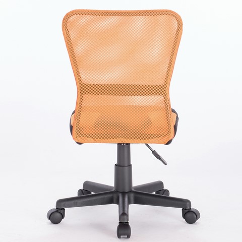 Компьютерное кресло Brabix Smart MG-313 (без подлокотников, комбинированное, черное/оранжевое) 531844 в Южно-Сахалинске - изображение 4