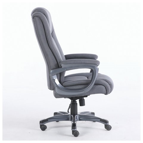 Офисное кресло Brabix Premium Solid HD-005 (ткань, серое) 531823 в Южно-Сахалинске - изображение 1