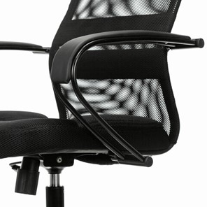 Кресло Brabix Premium Stalker EX-608 PL (ткань-сетка/кожзам, черное) 532090 в Южно-Сахалинске - предосмотр 8