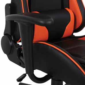 Офисное кресло Brabix GT Racer GM-100 (две подушки, экокожа, черное/оранжевое) 531925 в Южно-Сахалинске - предосмотр 9