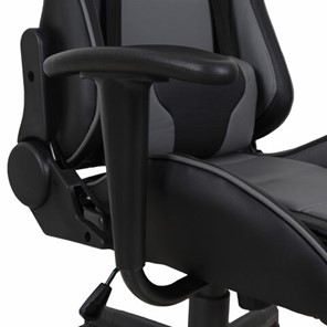 Офисное кресло Brabix GT Racer GM-100 (две подушки, экокожа, черное/серое) 531926 в Южно-Сахалинске - предосмотр 9