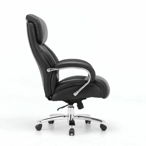 Офисное кресло Brabix Premium Pride HD-100 (натуральная кожа, черное) в Южно-Сахалинске - изображение 1