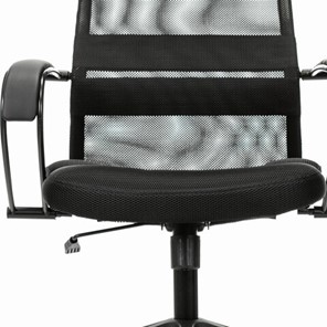 Кресло Brabix Premium Stalker EX-608 PL (ткань-сетка/кожзам, черное) 532090 в Южно-Сахалинске - предосмотр 10