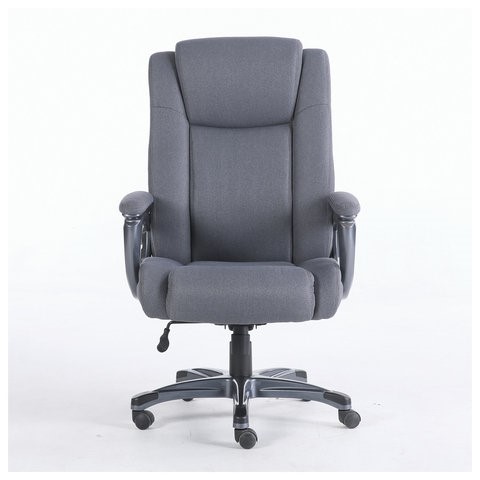 Офисное кресло Brabix Premium Solid HD-005 (ткань, серое) 531823 в Южно-Сахалинске - изображение 2