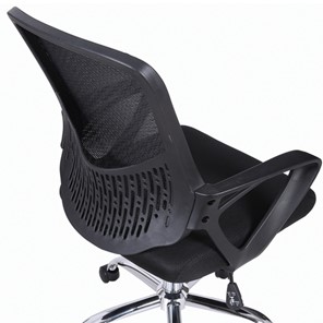 Офисное кресло Brabix Next MG-318 (с подлокотниками, хром, черное) 531834 в Южно-Сахалинске - предосмотр 6