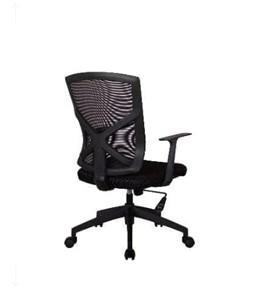 Кресло компьютерное Riva Chair 698, Цвет черный в Южно-Сахалинске - предосмотр 3