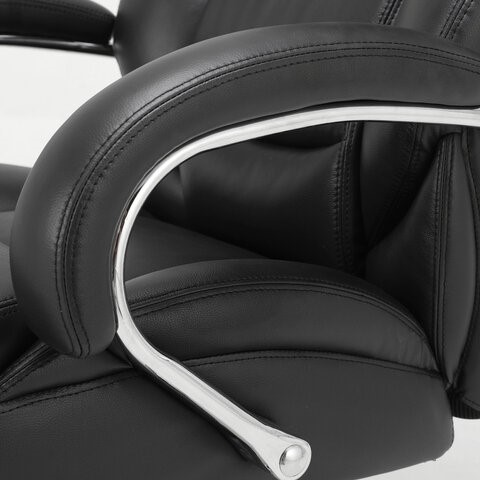 Офисное кресло Brabix Premium Pride HD-100 (натуральная кожа, черное) в Южно-Сахалинске - изображение 6
