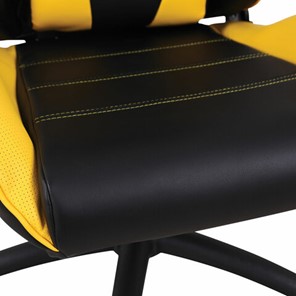 Кресло компьютерное Brabix GT Master GM-110 (две подушки, экокожа, черное/желтое) 531927 в Южно-Сахалинске - предосмотр 8